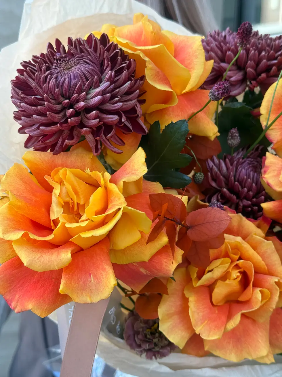 Букет Пламенный закат