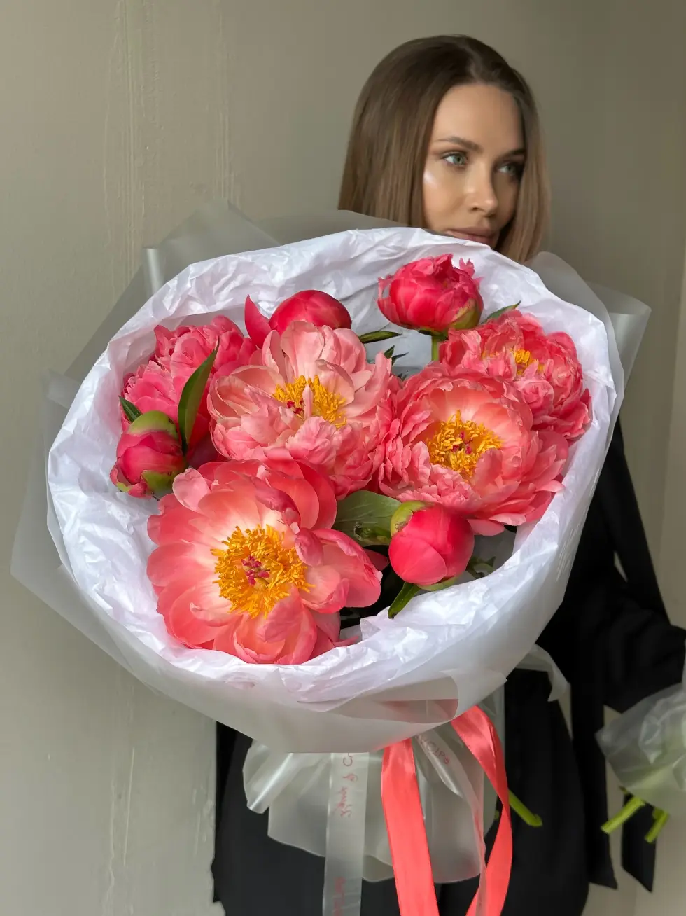 Букет Коралловый шарм