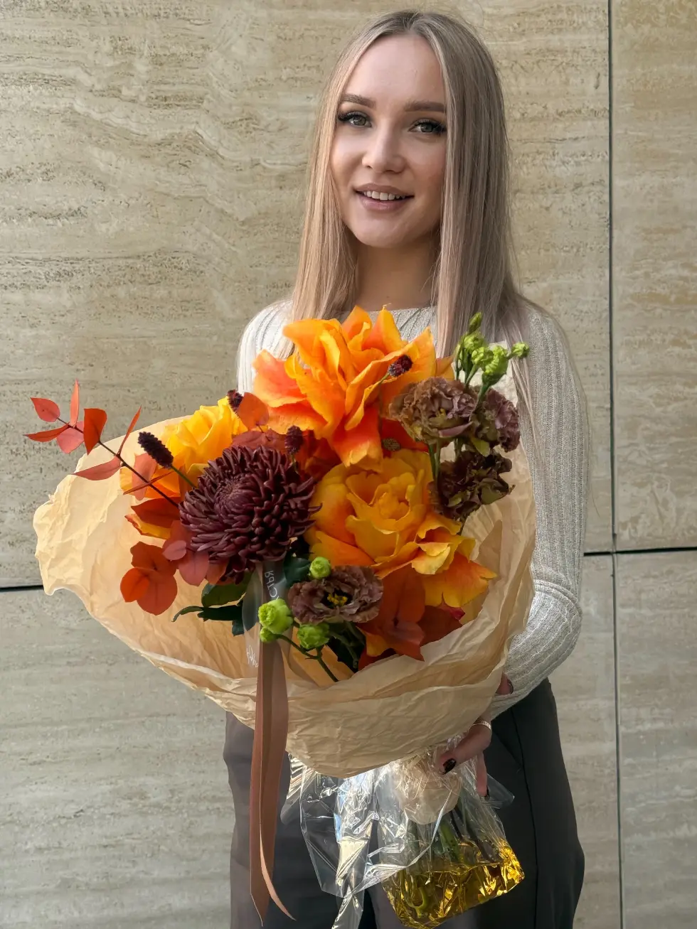 Букет Пламенный закат