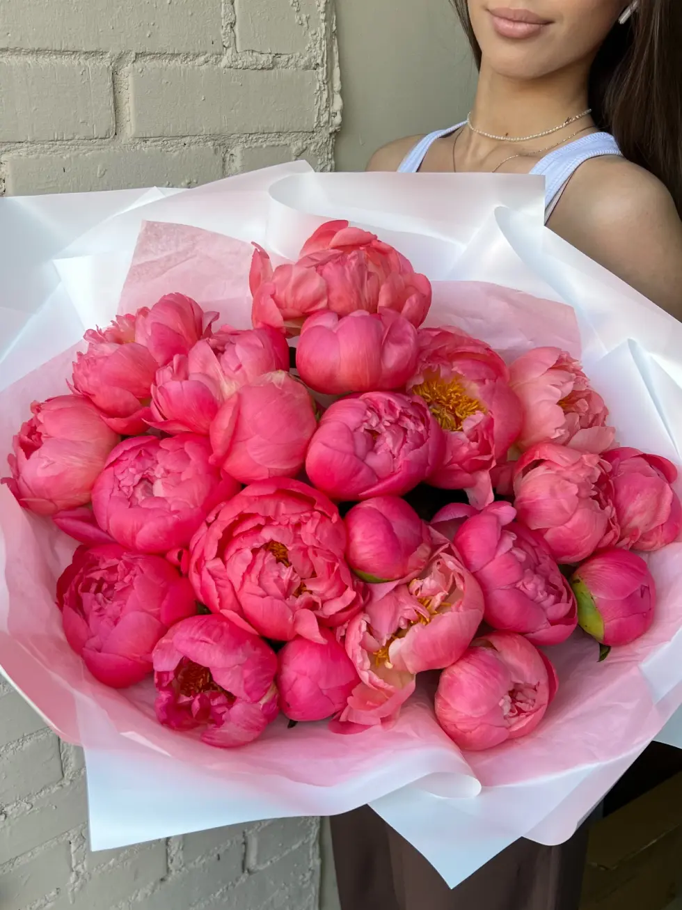 Букет Коралловый шарм