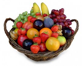 Корзина с фруктами «Хорошего настроения»