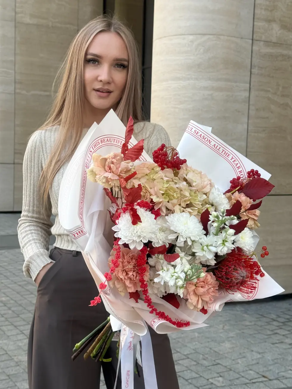 Букет Два сердца