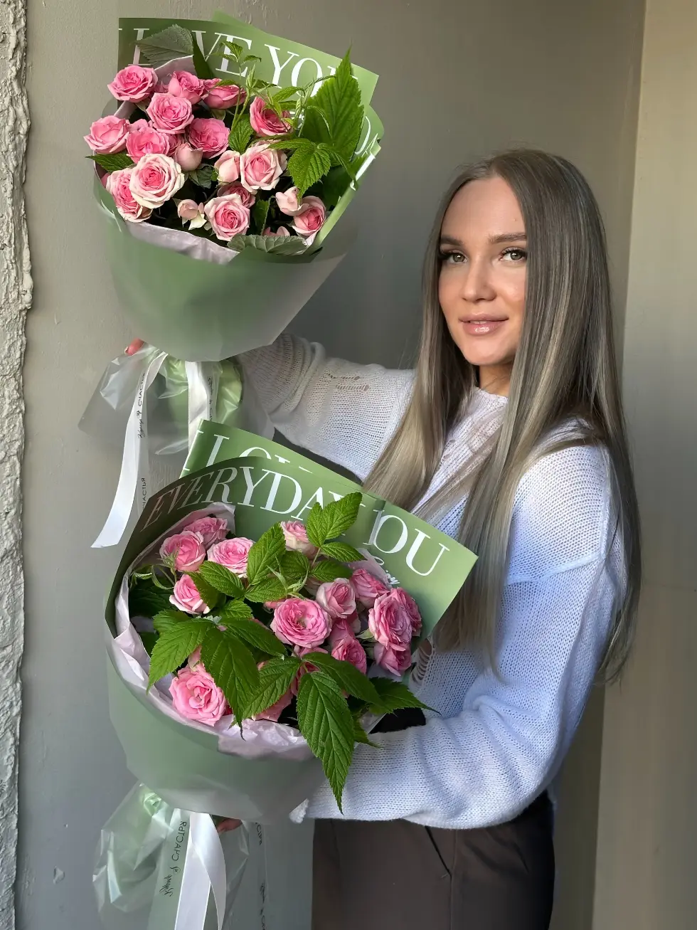 Букет Малиновый десерт