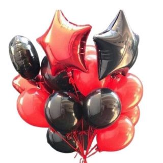 Фонтан из воздушных шаров Рубин