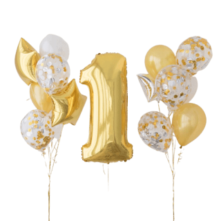 Композиция из воздушных шаров на День Рождения #90