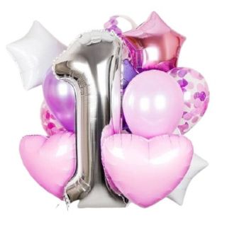 Композиция из воздушных шаров на День Рождения #88