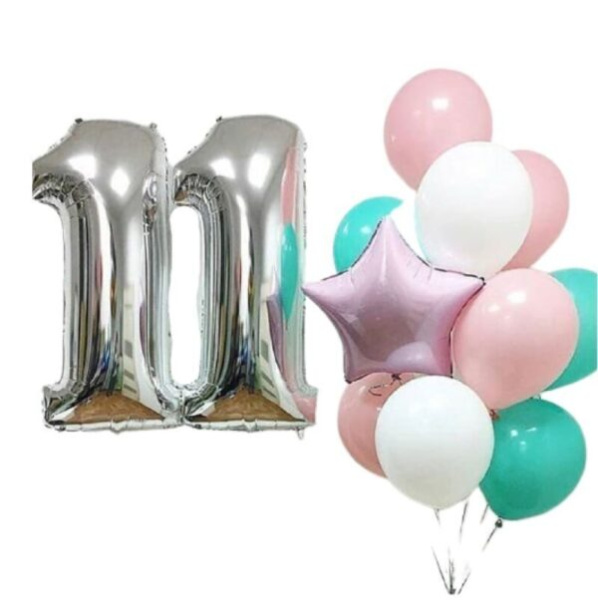 Композиция из воздушных шаров на День Рождения #83