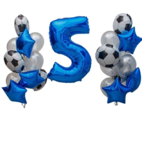 Композиция из воздушных шаров «Футбол» #3