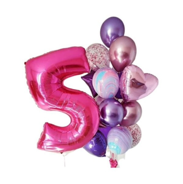 Композиция из воздушных шаров на День Рождения #82