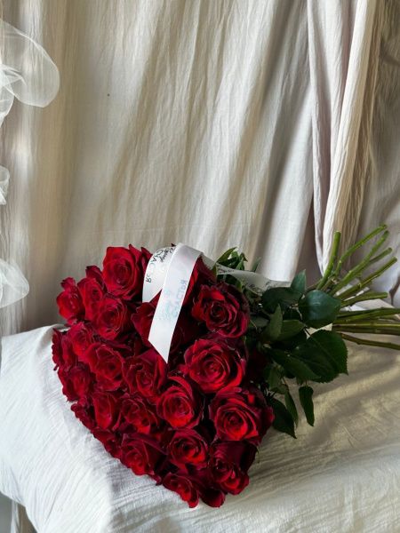 Элитные Красные Розы 25 шт.