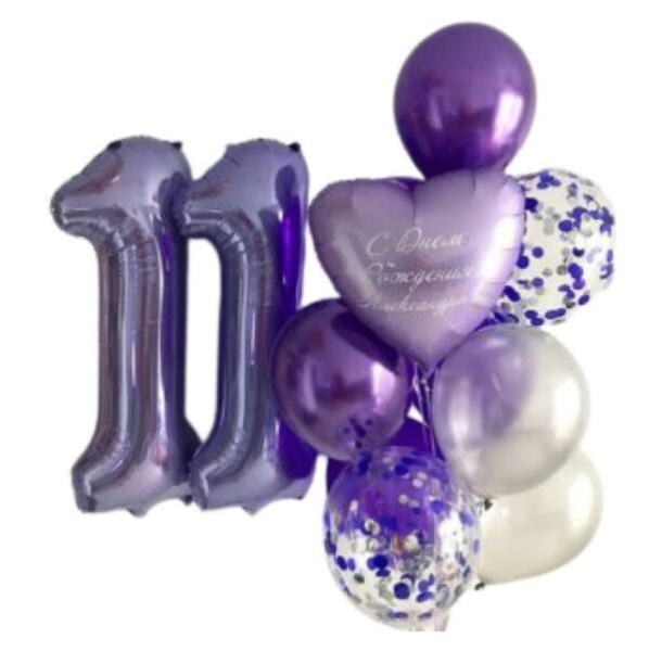 Композиция из воздушных шаров на День Рождения #87